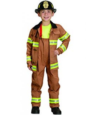 Brown Firefighter KIDS HIRE